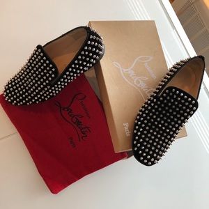 Rollerboy spike louboutin flats